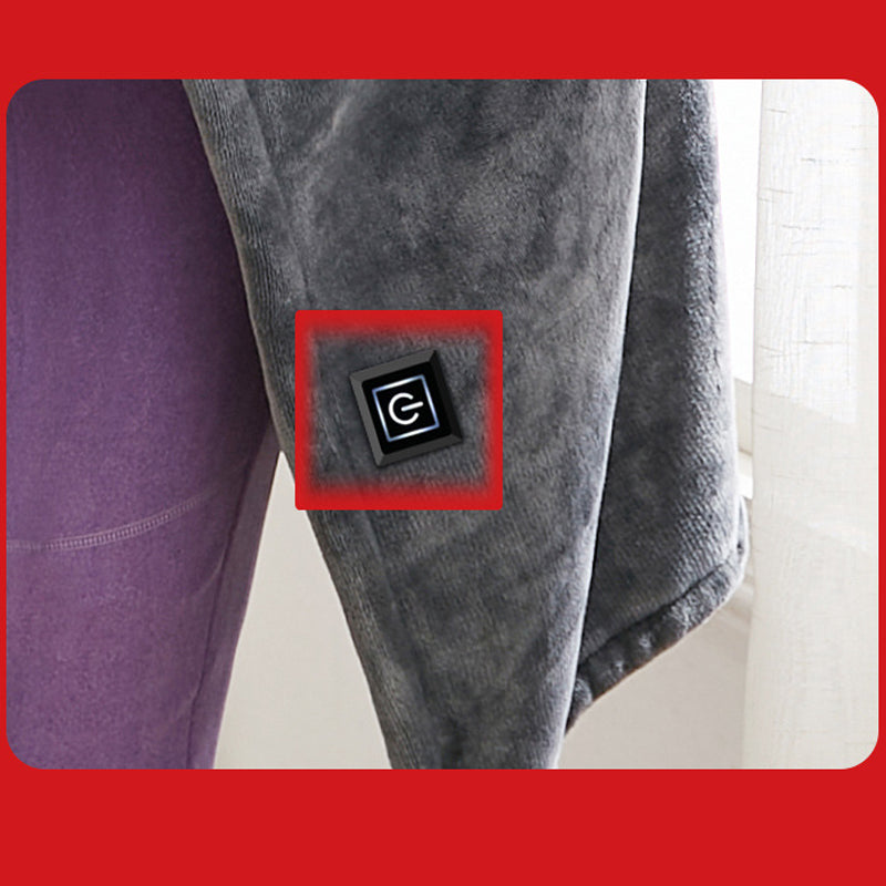 Lunvang™ USB-varmesjal for skuldrene i dobbeltsidig fleece