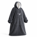 Lunvang™ Oversized teppegenser i sherpafleece med ermer og lomme