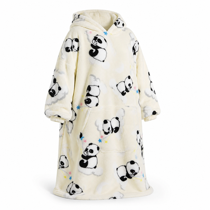 Lunvang™ Oversized ultramyk teppegenser i sherpa, tåler maskinvask