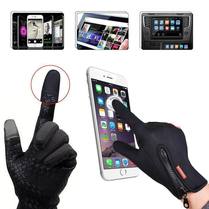 Lunvang™ Varme vanntette hansker med touch på tre fingre