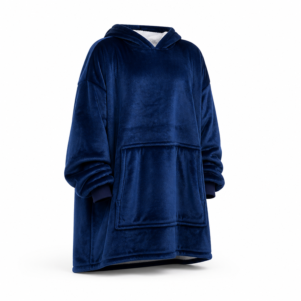 Oversized teppegenser i plysjfleece, én størrelse passer alle