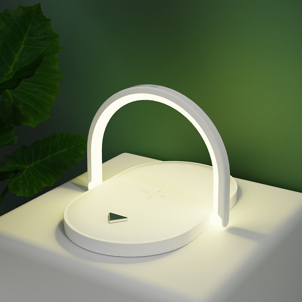 Sammenleggbar lampe med mobil som lades