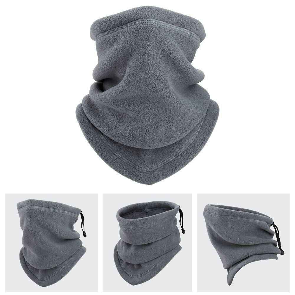 Nakkevarmer i fleece med halvmaske, vindtett, unisex