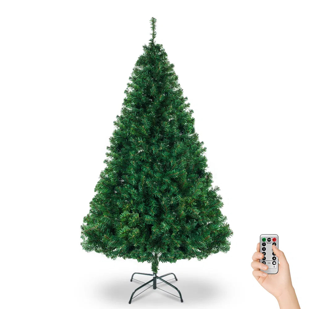 Kunstig juletre med varme LED-lys