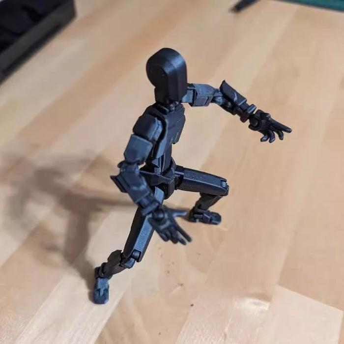 Lunvang 3D-printet robotfigur med bevegelige ledd