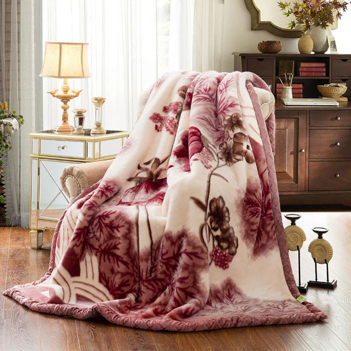 Fluffy quiltet vektdyne i to lag til soverommet