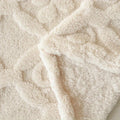 Lunvang™ Fleecepledd med broderte blader og myk 3D-struktur