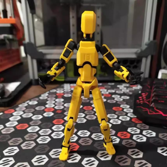 Lunvang 3D-printet robotfigur med bevegelige ledd