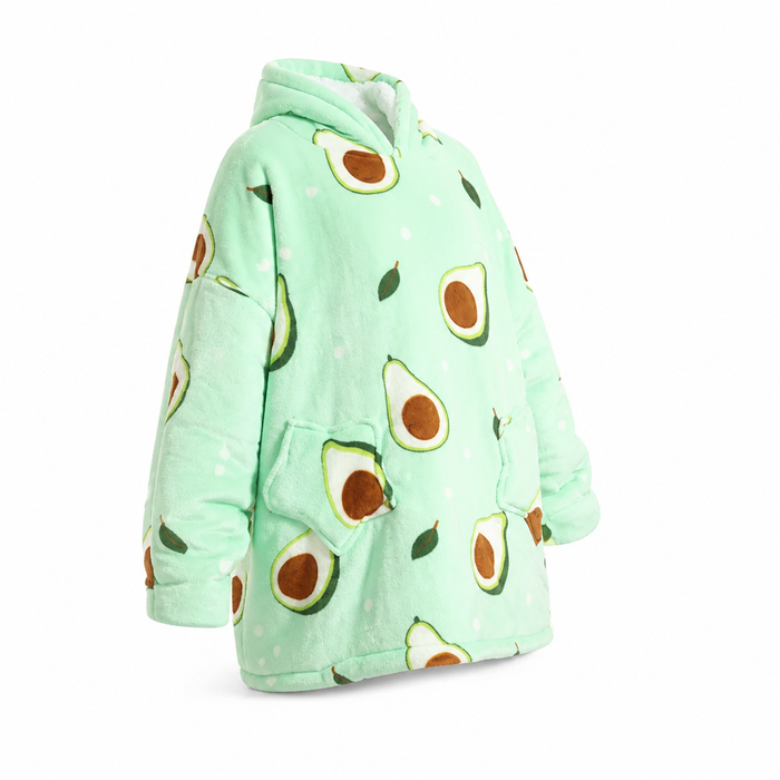 Lunvang™ Oversized teppegenser i plysjfleece, én størrelse passer alle