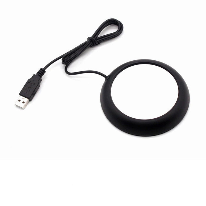 Lunvang Slank USB-koppvarmer med kant i trelook