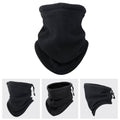 Nakkevarmer i fleece med halvmaske, vindtett, unisex