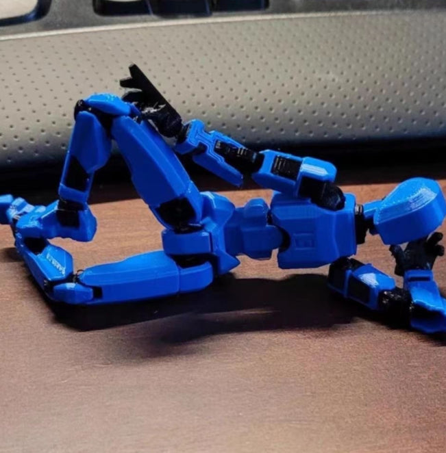 Lunvang 3D-printet robotfigur med bevegelige ledd