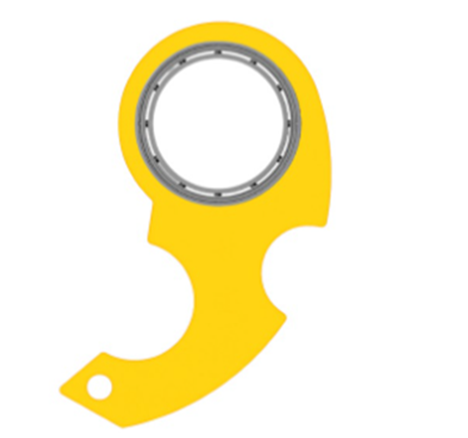 Lunvang Fidget spinner-nøkkelring med flaskeåpner