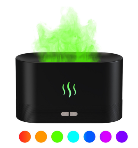 Lunvang Ultralyd aromadiffuser med flammelys – stille og med auto-av
