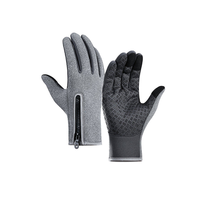 Lunvang™ Varme vinterhansker med 3 touchfingre og glidelås