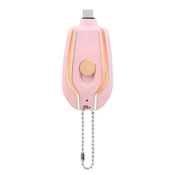 Lunvang Mini nøkkelring-powerbank uten kabel