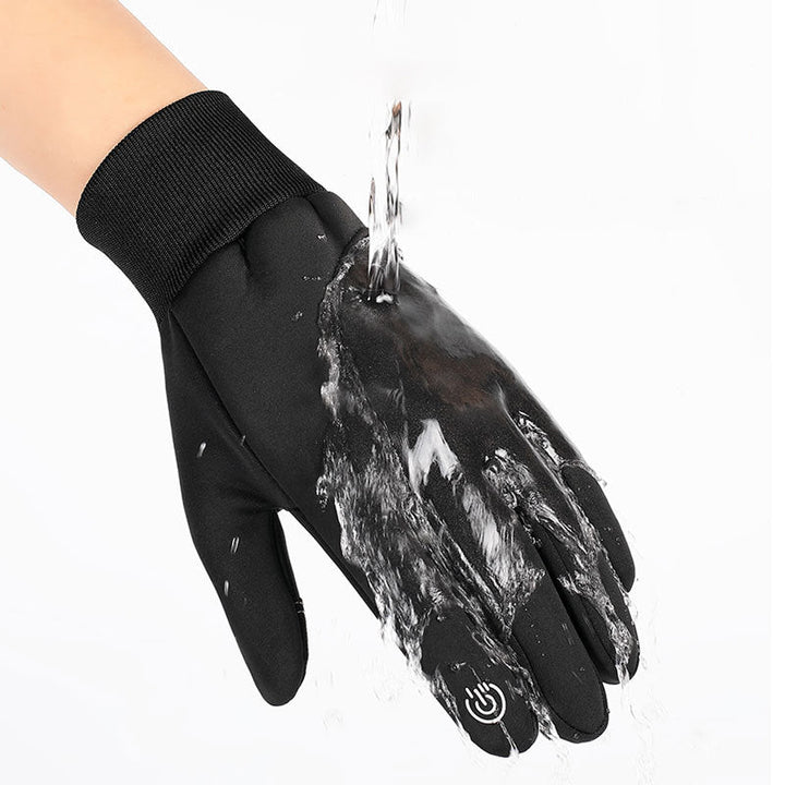 Varme vinterhansker til herre med touchfingre og godt grep