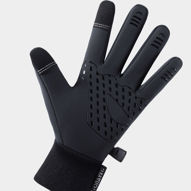 Varme vinterhansker til herre med touchfingre og godt grep
