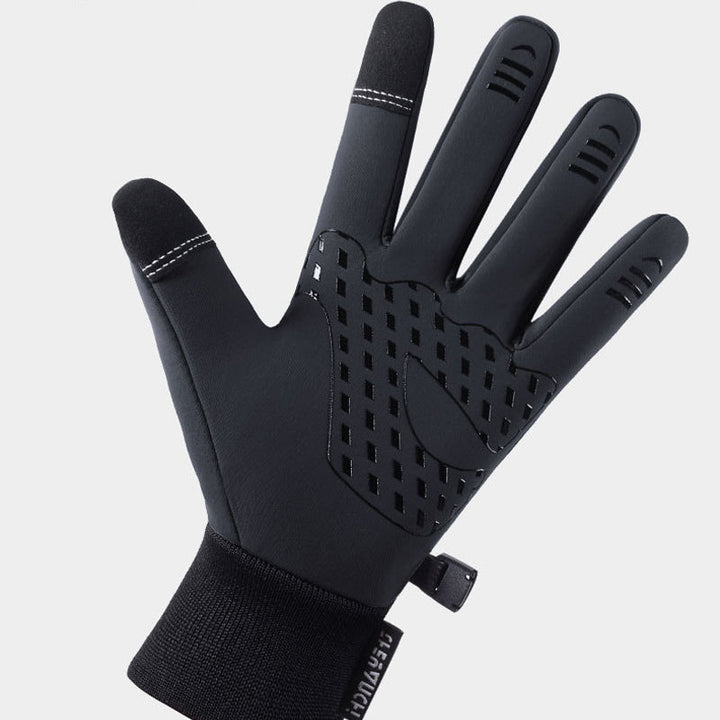 Varme vinterhansker til herre med touchfingre og godt grep