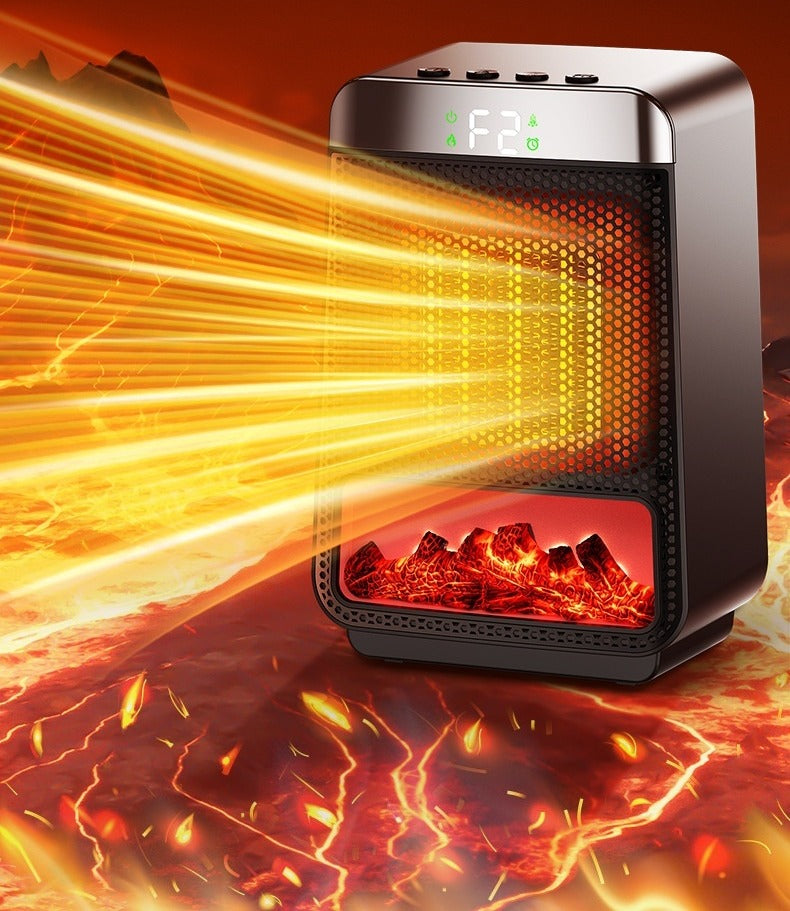 Varmevifte med flammelys