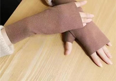 Lunvang Fingerløse håndledsvarmere i myk strikk