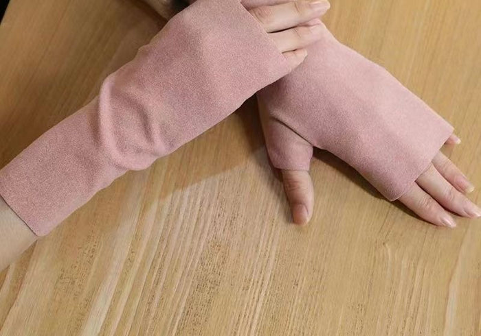 Lunvang Fingerløse håndledsvarmere i myk strikk