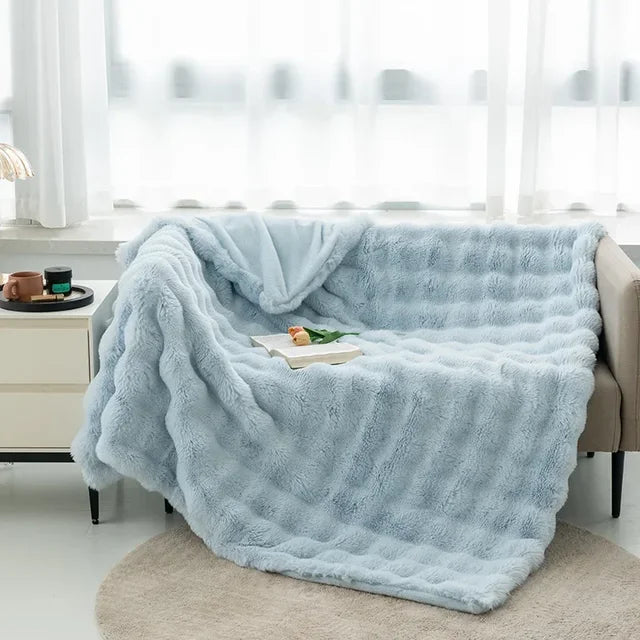 Lunvang™ Supermykt plyspledd i fleece til kalde vinternetter