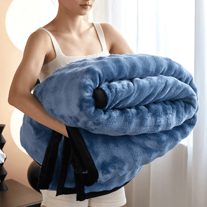 Lunvang™ Dobbeltsidig plysjpledd i fleece, supermykt og varmt