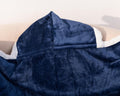 Lunvang™ Fleecepledd med hette til dame, romslige 120 x 180 cm