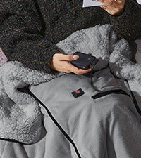 Lunvang™ Varmeteppe for damer med hette og sidelommer