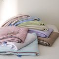Lunvang™ Teppe i mikrofiber med bølgemønster, tåler vask på høy temperatur