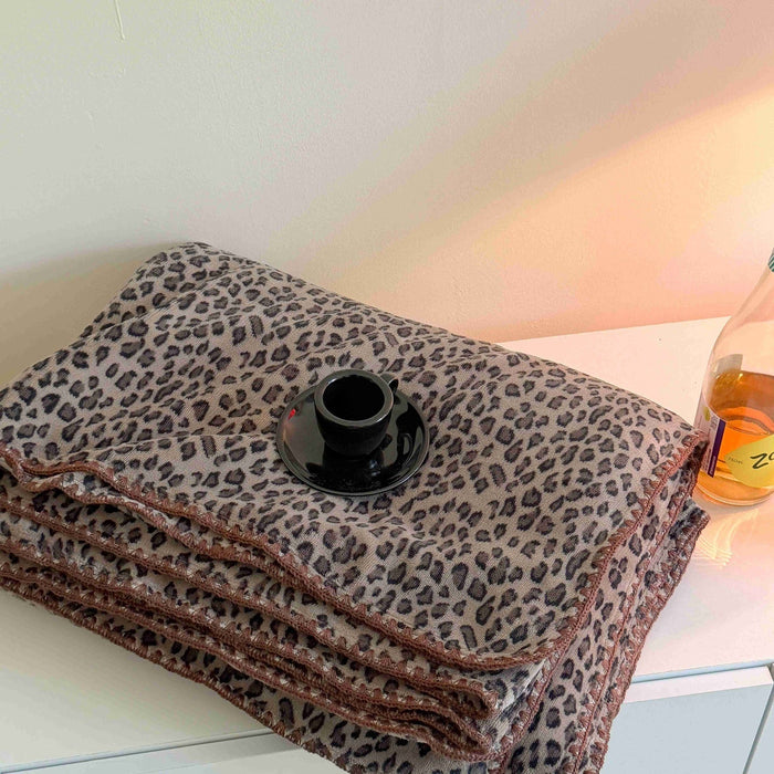Lunvang™ Myk pledd med dyremønster til sofa og seng
