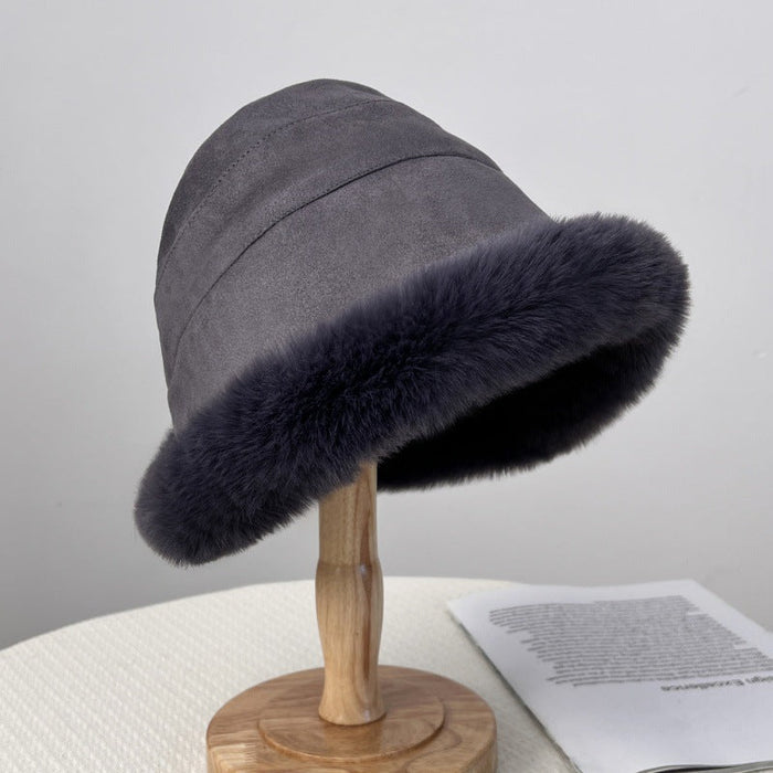 Lunvang™ Lue i fuskepels dame, myk og elegant til vinteren