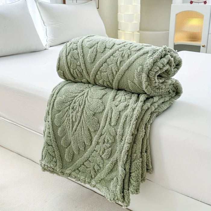 Lunvang™ Fleecepledd i jacquard med geometrisk struktur i fire størrelser