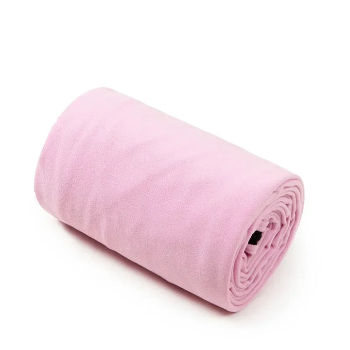 Ultralett sovepose i fleece – også innerpose, med oppbevaringspose