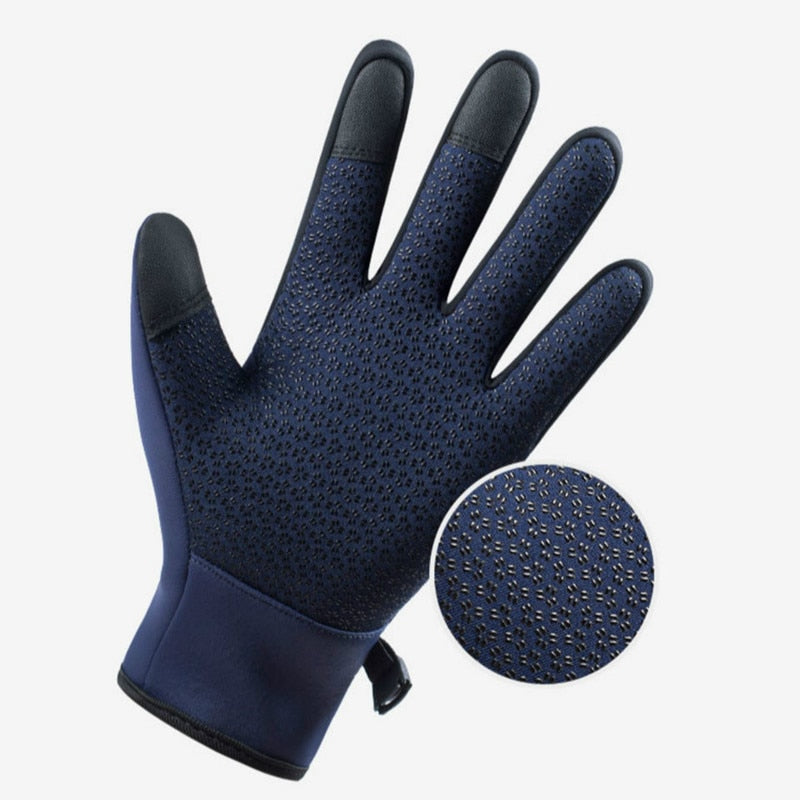 Vanntette vinterhansker med touchfingre og varmt fôr