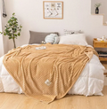 Lunvang™ Myk flanellpledd som puster – varm pledd til sofa og seng