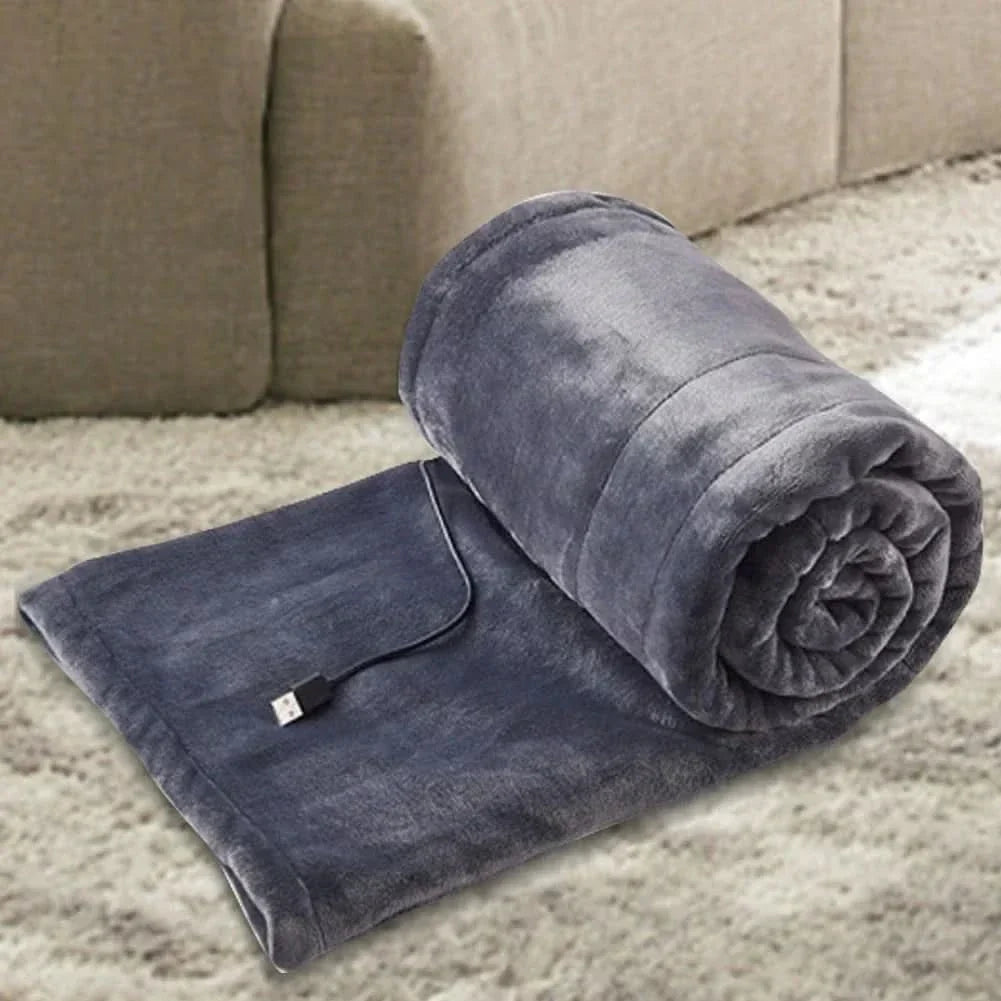 Lunvang™ USB-varmeteppe i myk fleece med tre varmenivåer