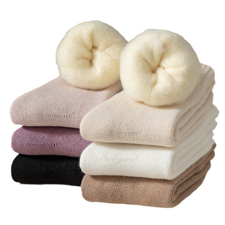 Fôrede varmesokker unisex med mykt fleecefôr, 3 par