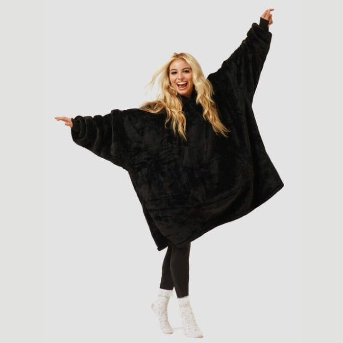 Lunvang™ Pleddhettegenser med sherpafôr – oversize og supergod