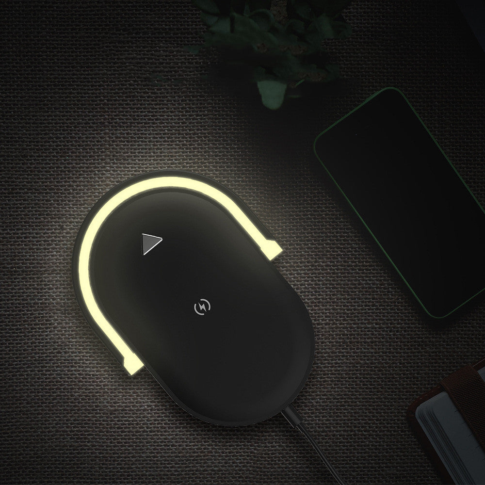 Sammenleggbar lampe med mobil som lades