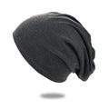 Lunvang™ Slouch beanie i pustende strikk med stretch