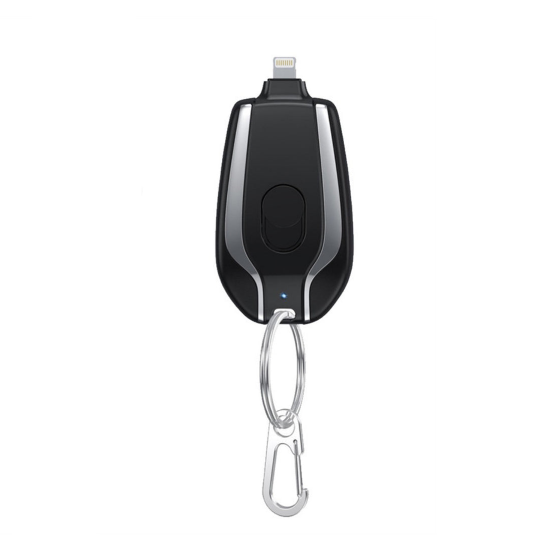 Mini powerbank på nøkkelring