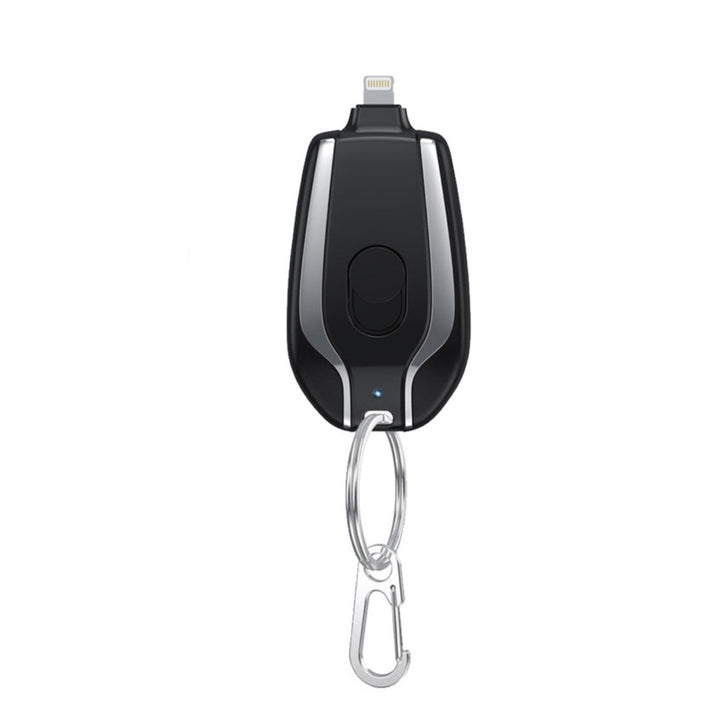Mini powerbank på nøkkelring