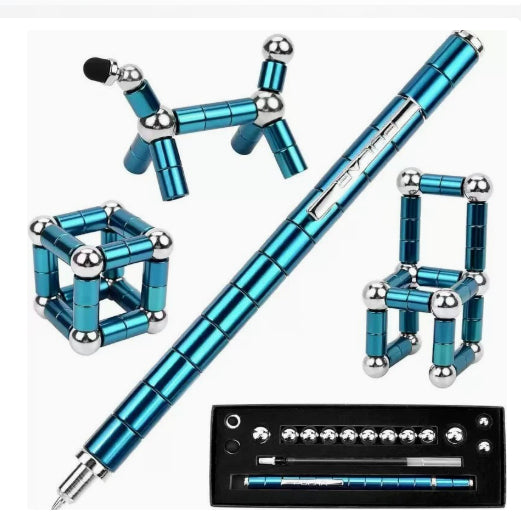 Lunvang Magnetisk fidget-penn som skriver og kan bygges om