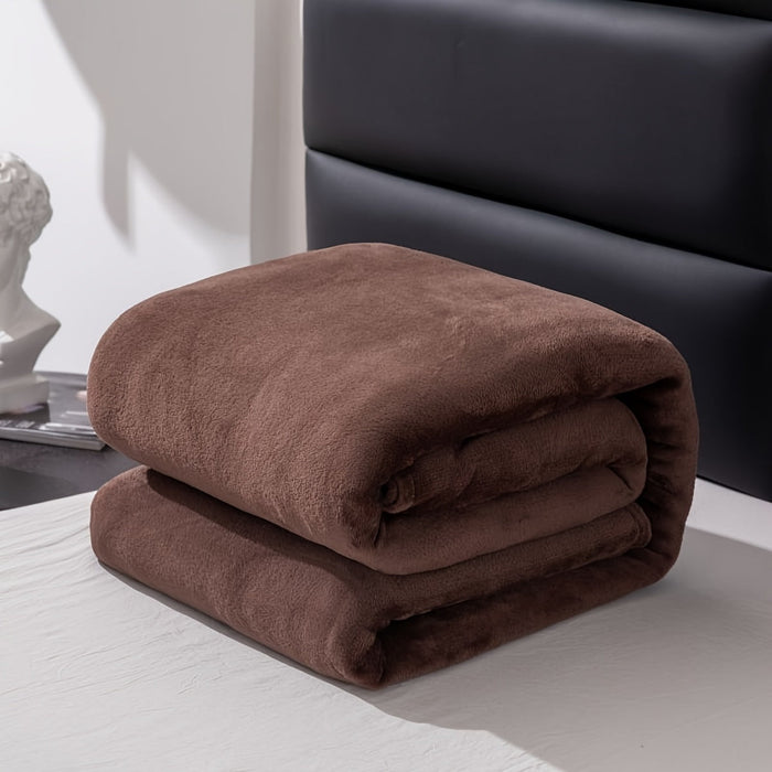 Lunvang™ Mykt flanellpledd i polyester som varmer hele året