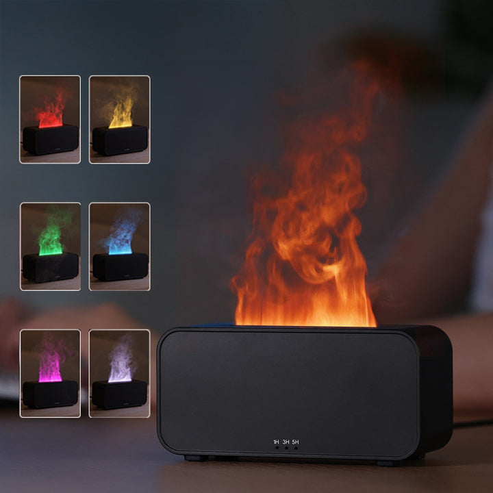 Vulkan diffuser med flamme og røykring, timer 1, 3 eller 5 timer