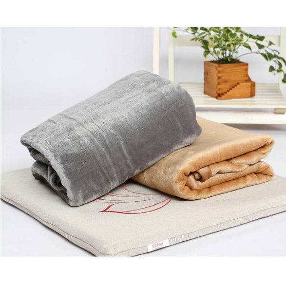 Lunvang™ Supermykt fleecepledd med fuskepels for sofa og seng