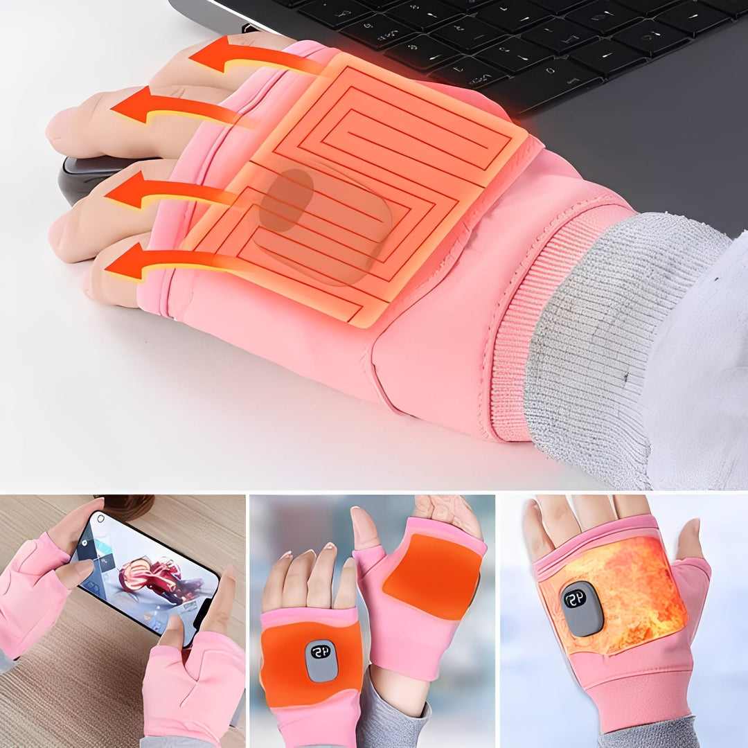 Lunvang™ Fingerløse varmehansker med USB-C og tre varmenivåer