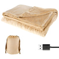 Lunvang™ Trådløst USB-varmeteppe i myk flanell for to